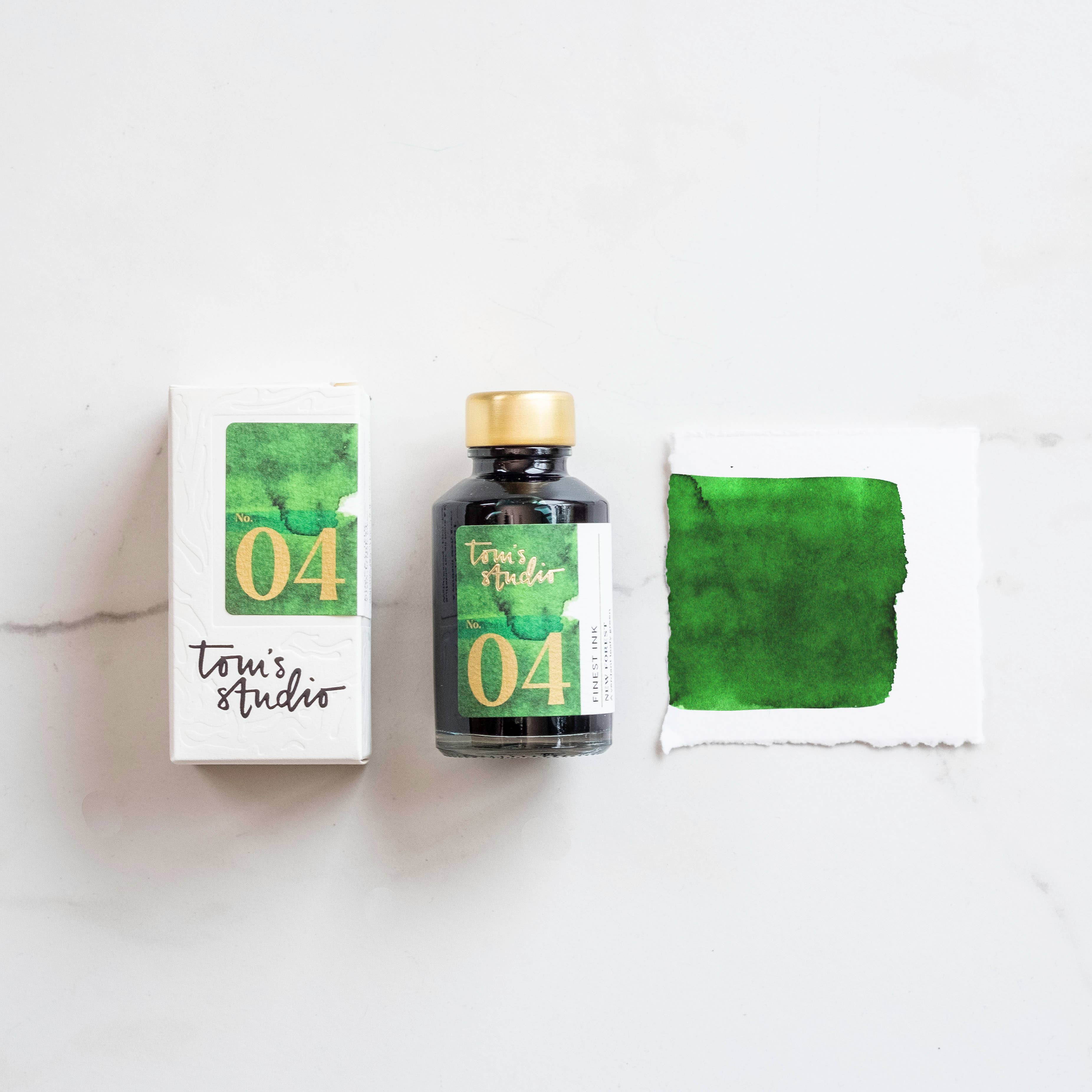 Fountain Pen Ink - New Forest Green (Tom's Studio)