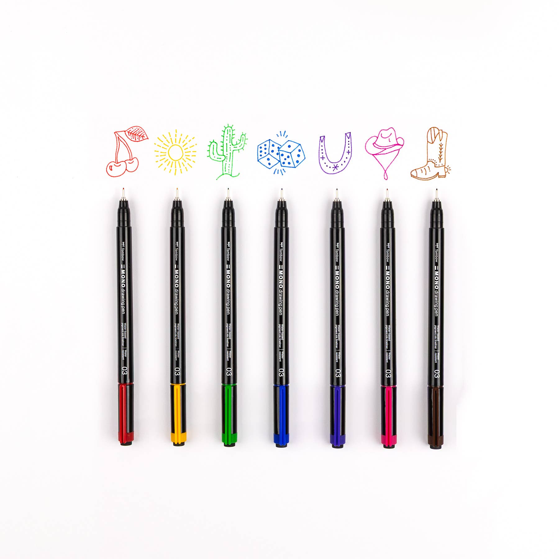 Tombow MONO Drawing Pen – Colors