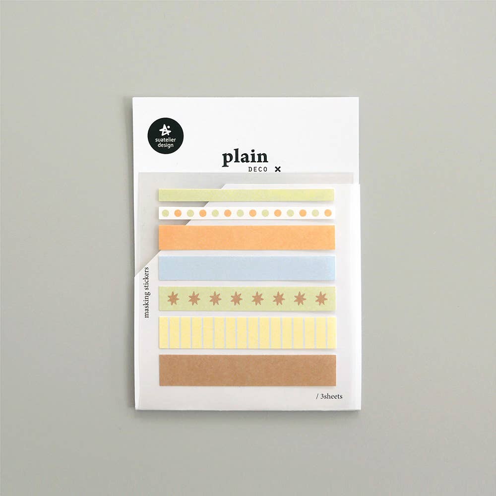 Deco Sticker Sheet – Plain.79 (no. 1683)