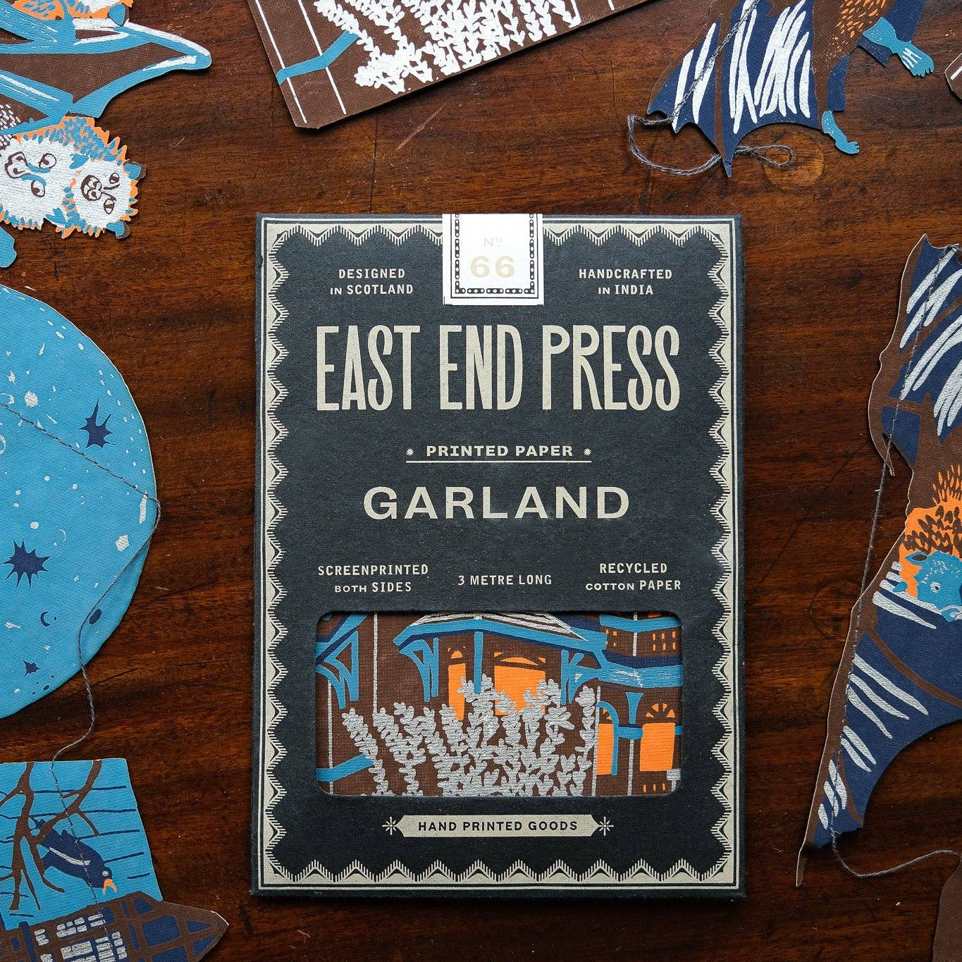 Haunted House and Bats – Sewn Garland (East End Press)