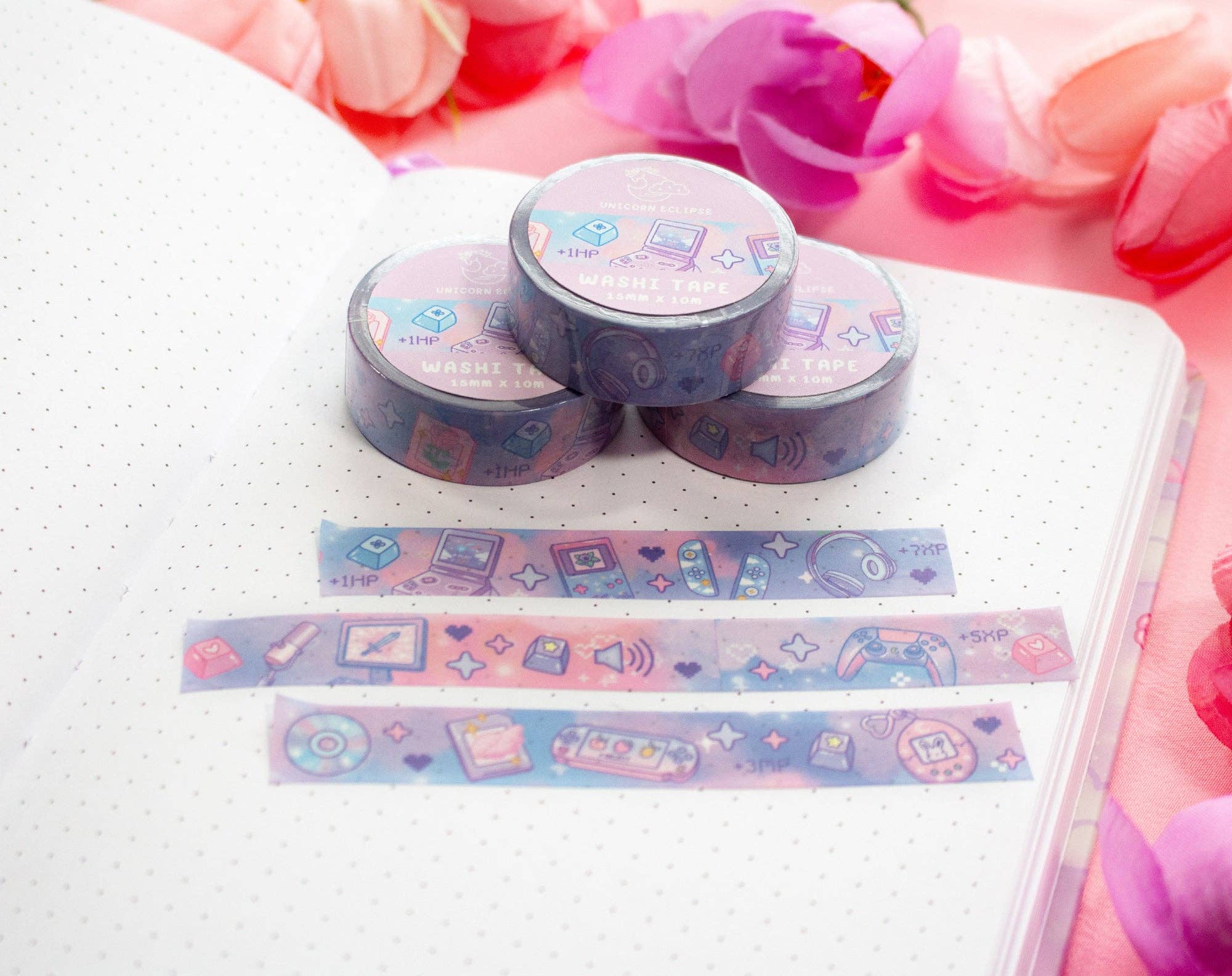 Game Time Washi Tape – Unicorn Eclipse