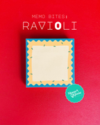 Memo Bites: Ravioli Sticky Notes
