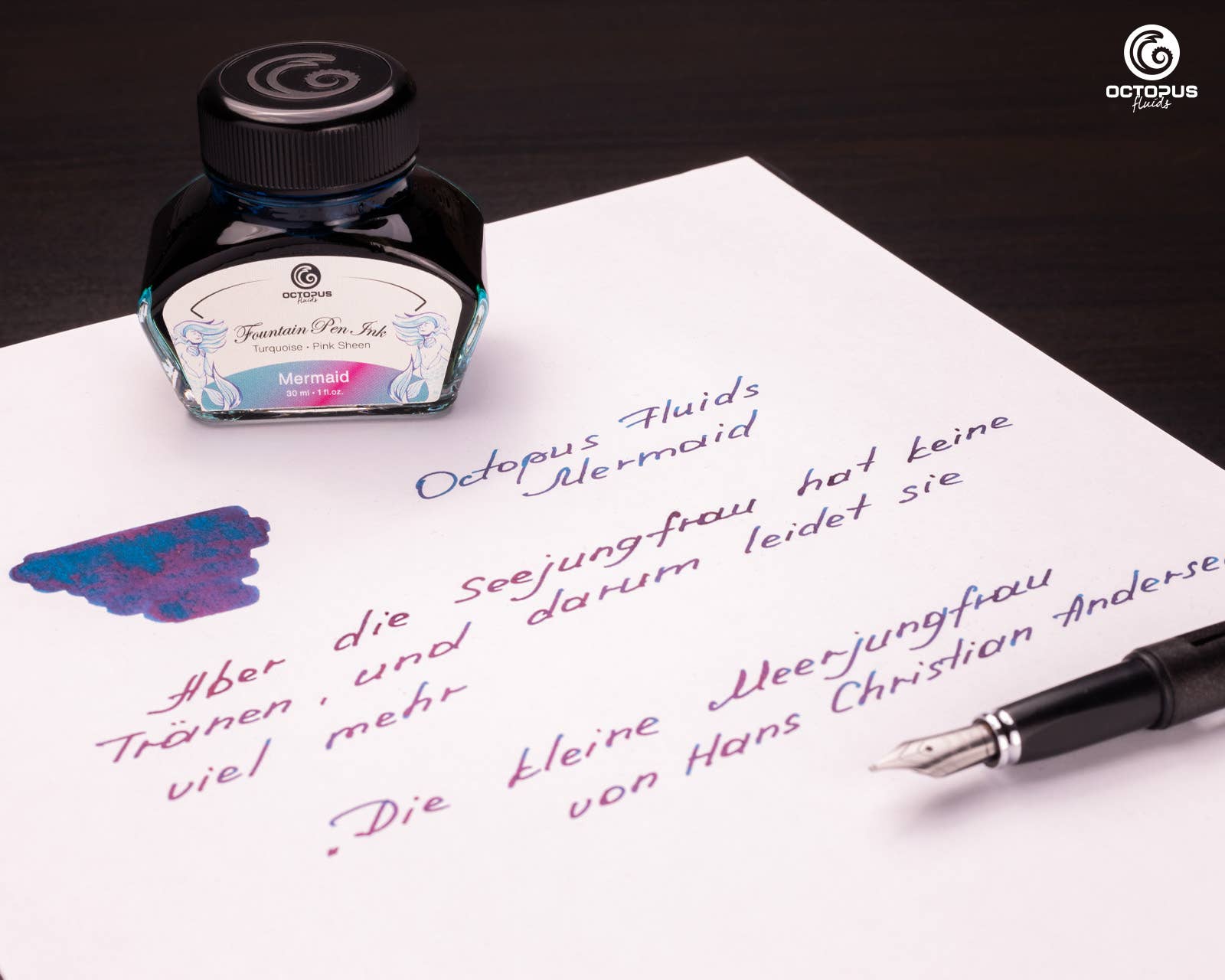 Sheen Fountain Pen Ink – Mermaid Petrol