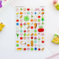 PekoPuff Clear Block Deco Sticker Sheet