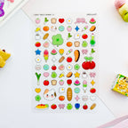 PekoPuff Clear Block Deco Sticker Sheet