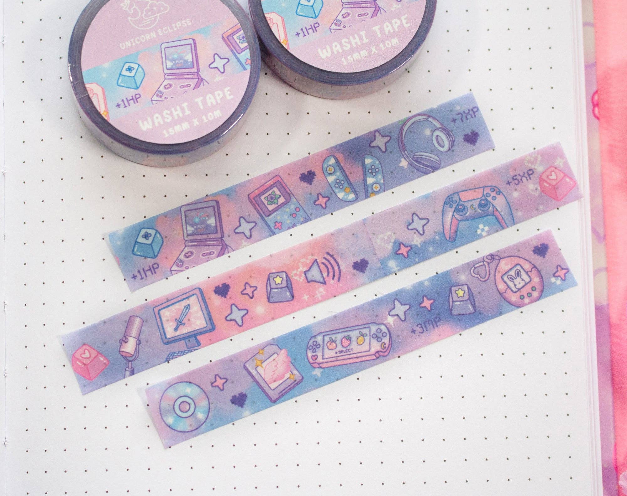 Game Time Washi Tape – Unicorn Eclipse