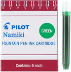 Pilot Namiki Fountain Pen Ink Cartridge Refills (6-Pack)