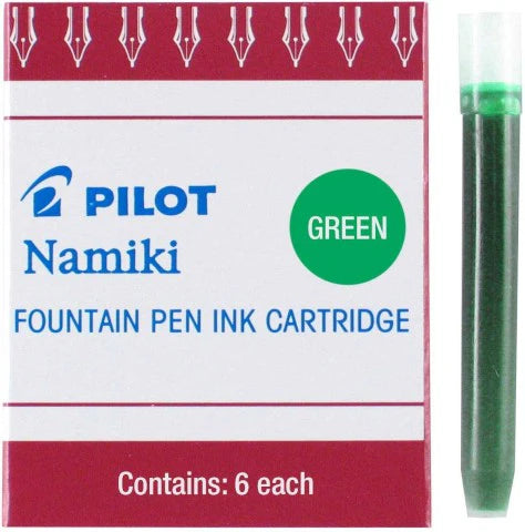 Pilot Namiki Fountain Pen Ink Cartridge Refills (6-Pack)