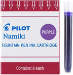 Pilot Namiki Fountain Pen Ink Cartridge Refills (6-Pack)