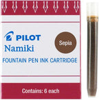 Pilot Namiki Fountain Pen Ink Cartridge Refills (6-Pack)