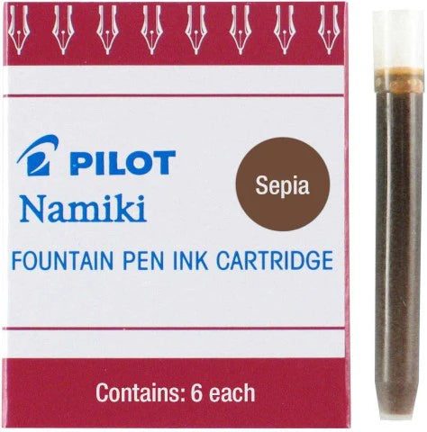 Pilot Namiki Fountain Pen Ink Cartridge Refills (6-Pack)