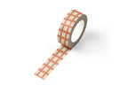 Monarch Orange Gingham Washi Tape – Ruff House Print Shop