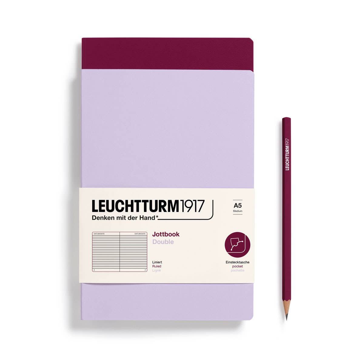 Leuchtturm1917 Jottbook - Lightweight Notebook Alternatives – Packs of 2