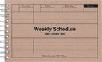 Pocket Size Weekly Planner Undated 58 Weeks Dayfree
