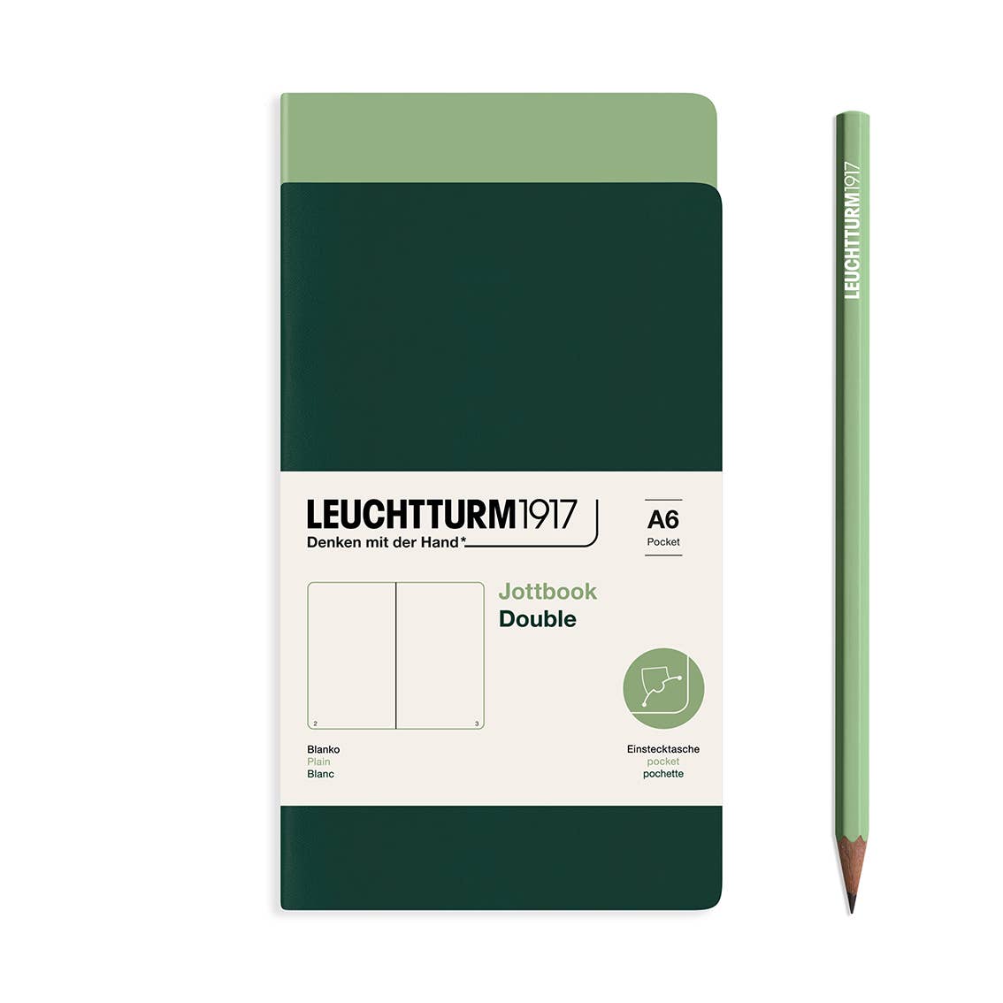 Leuchtturm1917 Jottbook - Lightweight Notebook Alternatives – Packs of 2