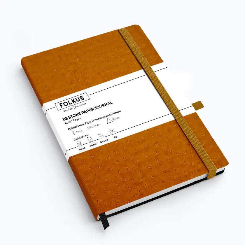 FOLKUS Blakey Journal – A5 Ruled (Ostrich Hide)