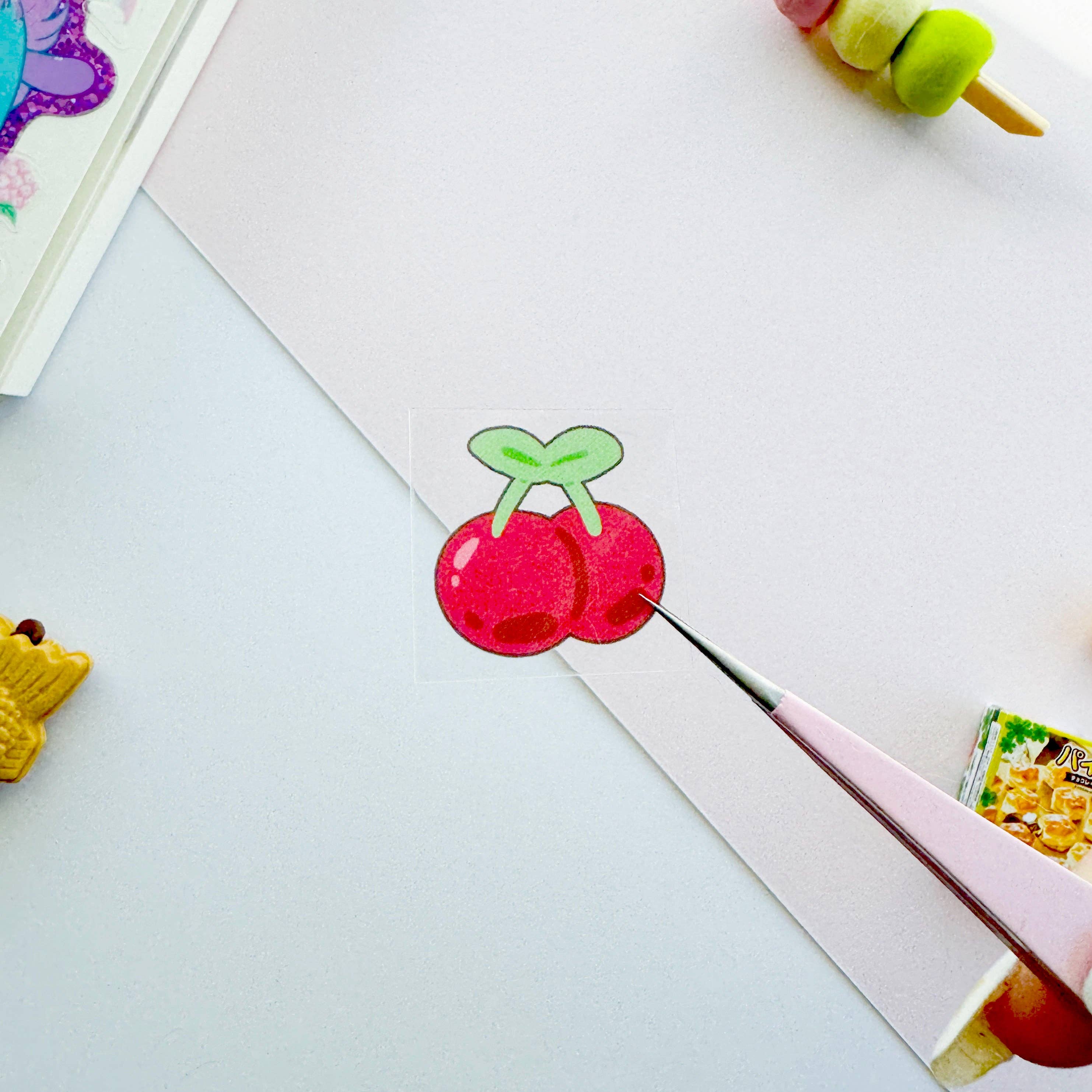 PekoPuff Clear Block Deco Sticker Sheet