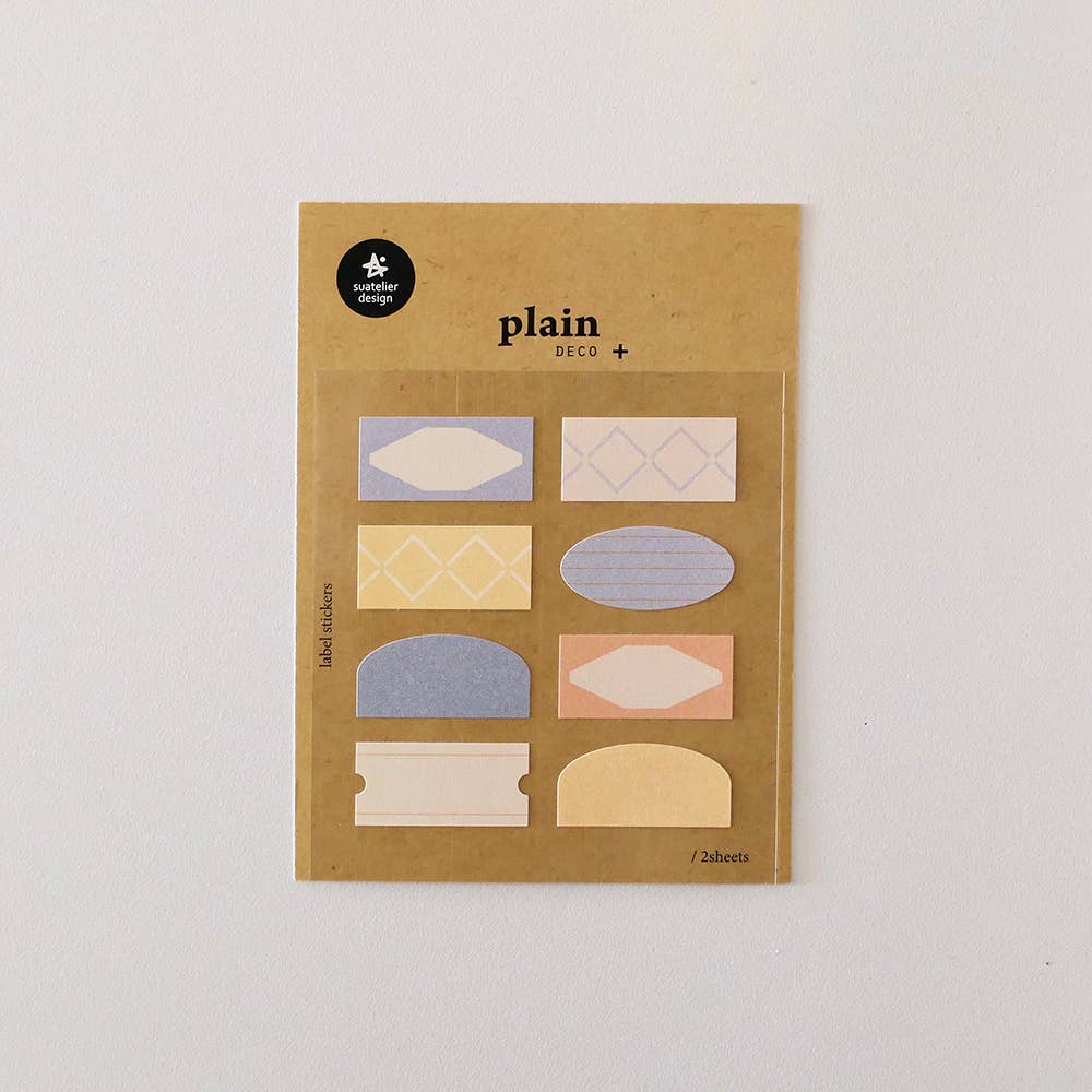 Mini Label Sticker Notes – Plain.74 (no.1678)