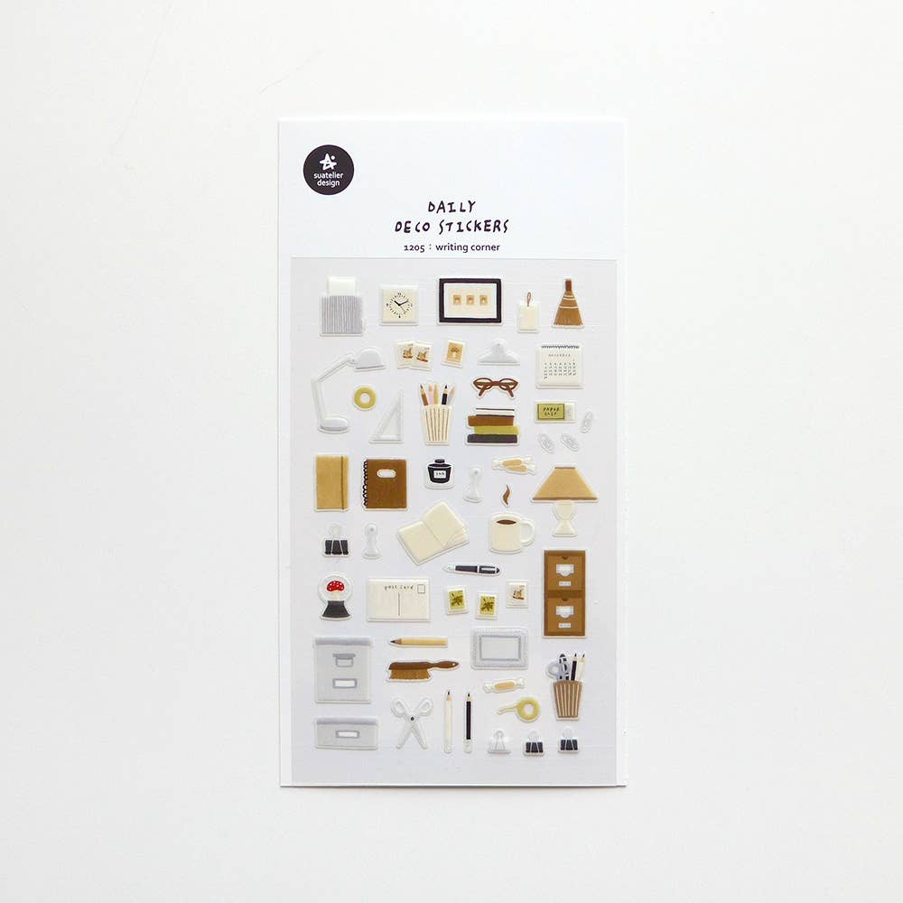 Writing Corner Sticker Sheet (no.1205)