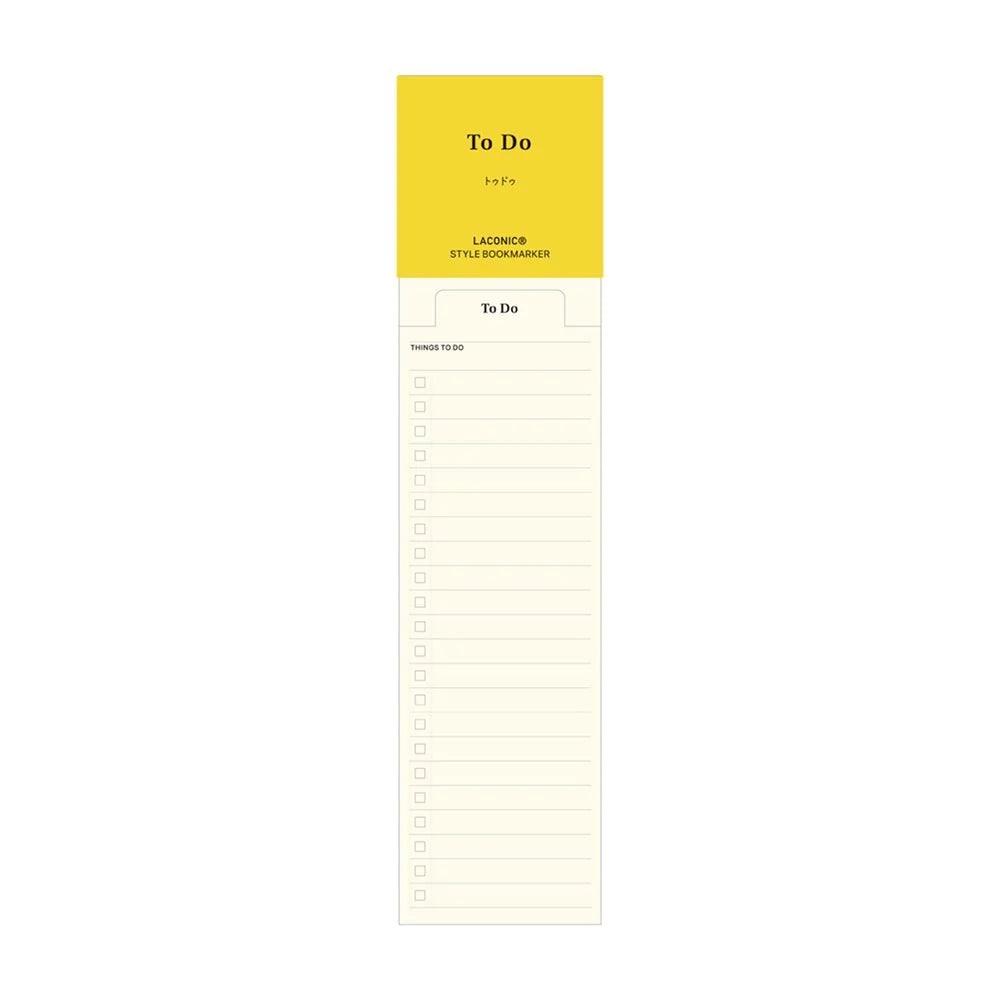 Laconic Style Bookmarker – To Do