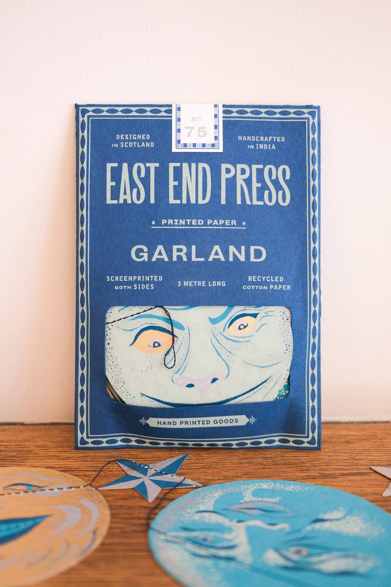 Man on the Moon – Sewn Garland (East End Press)