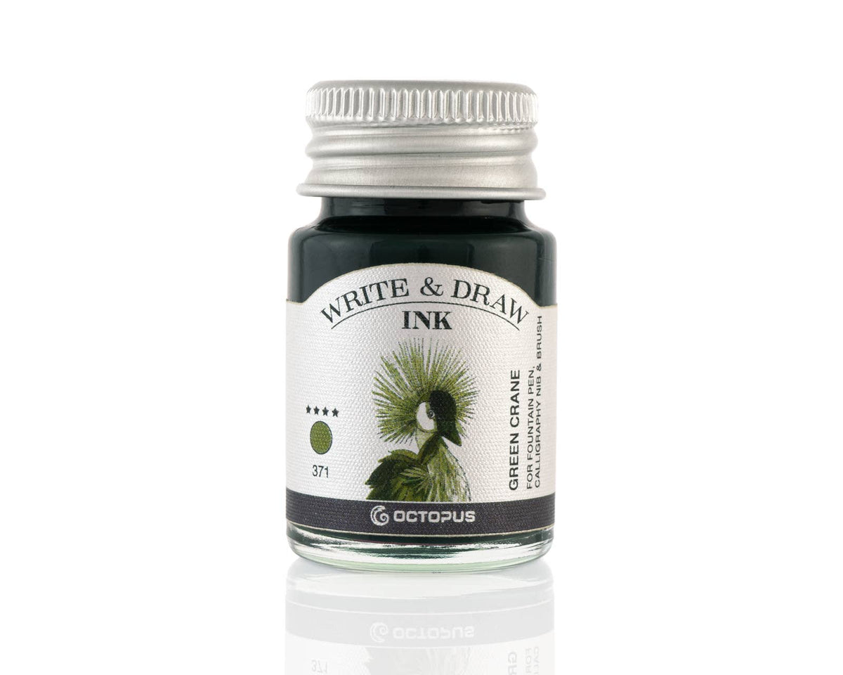Write and Draw Ink – Green Crane 371 (10ml)
