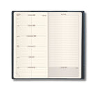 2027 "Space 17" Slim Weekly Planner – Genuine Leather Cover