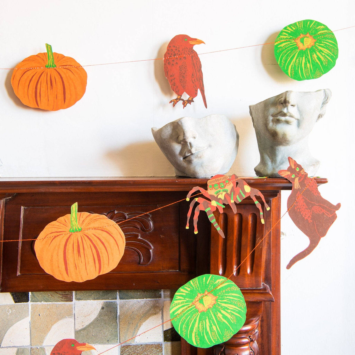 Pumpkin – Sewn Garland (East End Press)