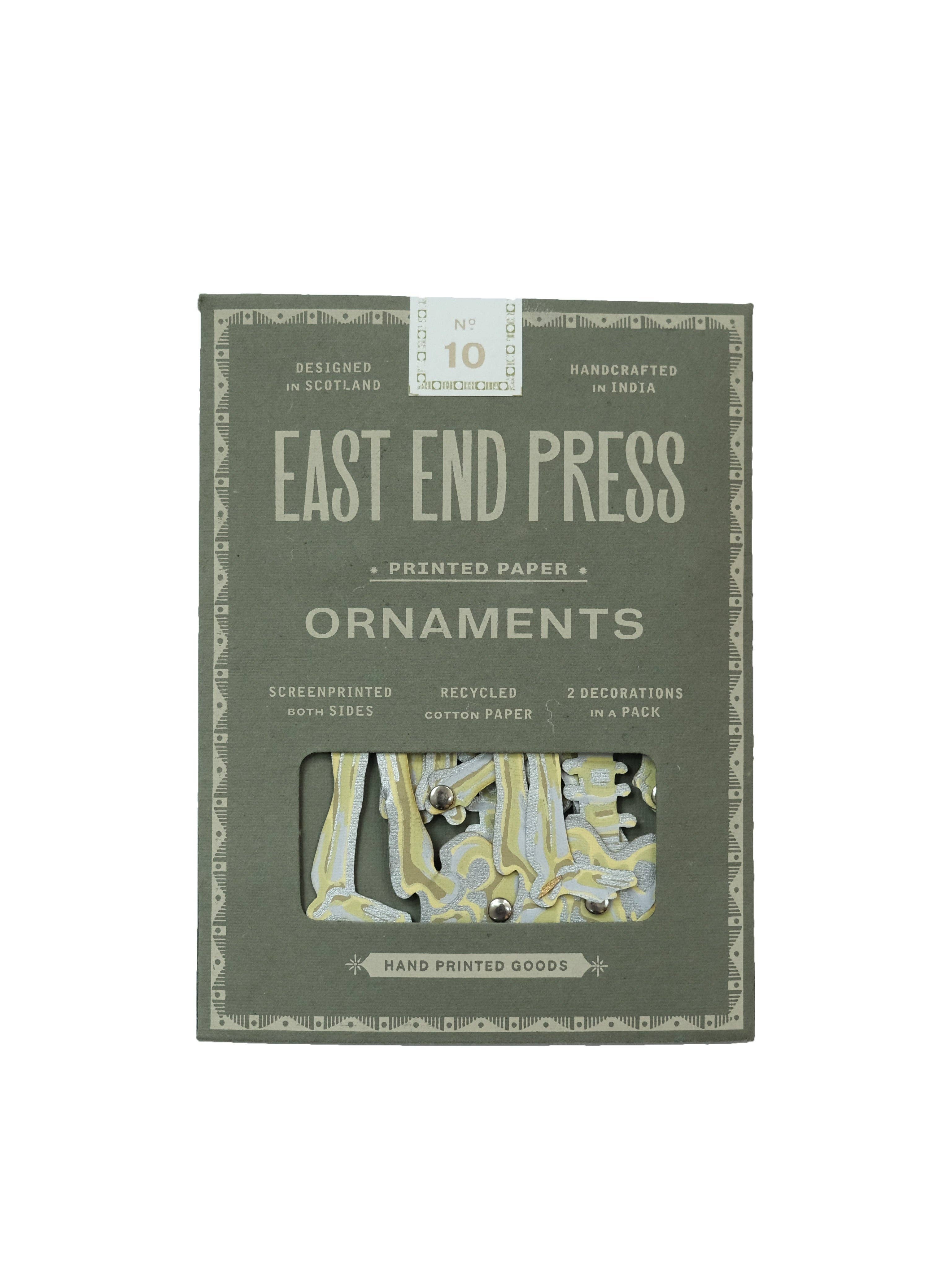 Dancing Skeletons – Paper Ornaments (East End Press)