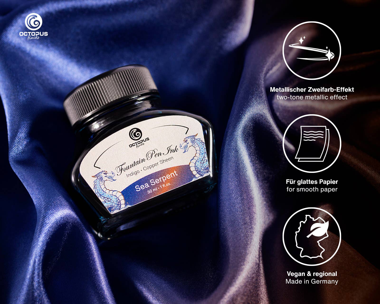 Sheen Fountain Pen Ink – Sea Serpent