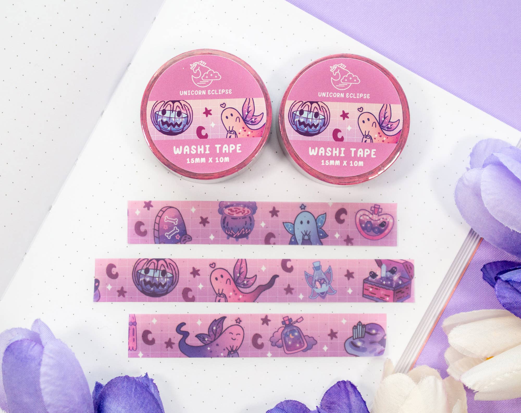 Spooky Washi Tape – Unicorn Eclipse