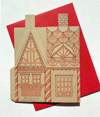 3D House Card – Gingerbread house