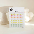Circle Dot Transparent Stickers – Plain.77 (no. 1681)