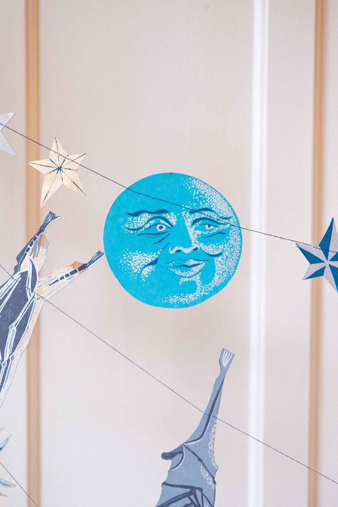 Man on the Moon – Sewn Garland (East End Press)
