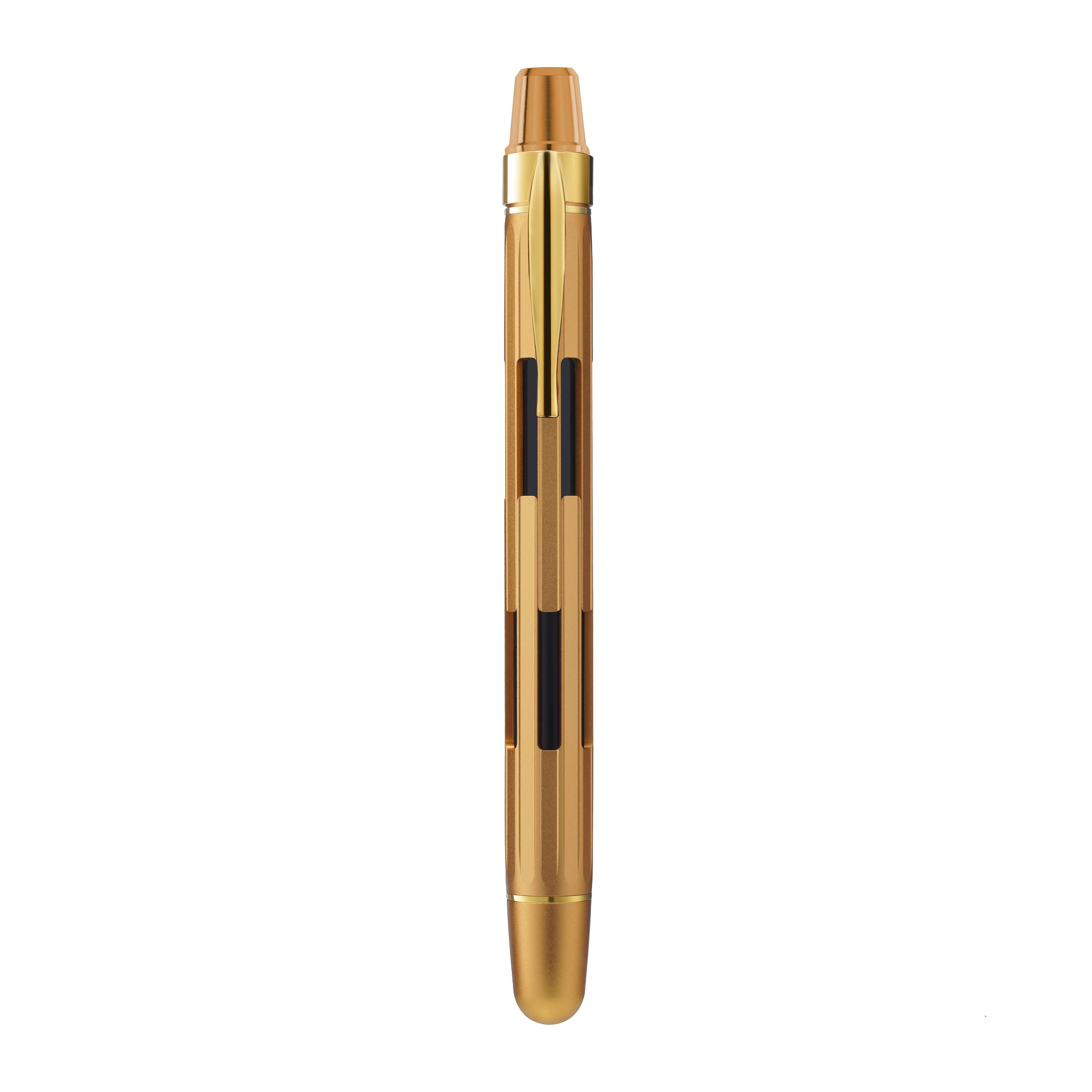 Nahvalur Eclipse Retractable Fountain Pen – Pure Gold