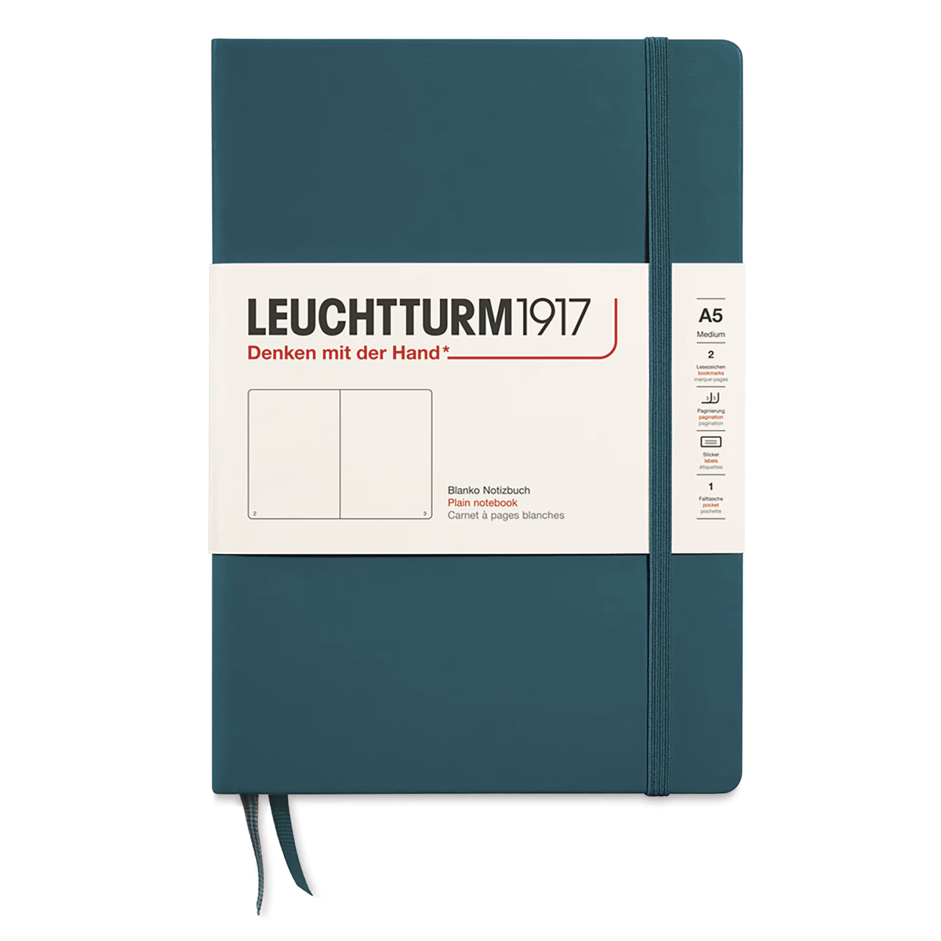 Leuchtturm1917 Medium Notebook – A5 Dotted (Hardcover)