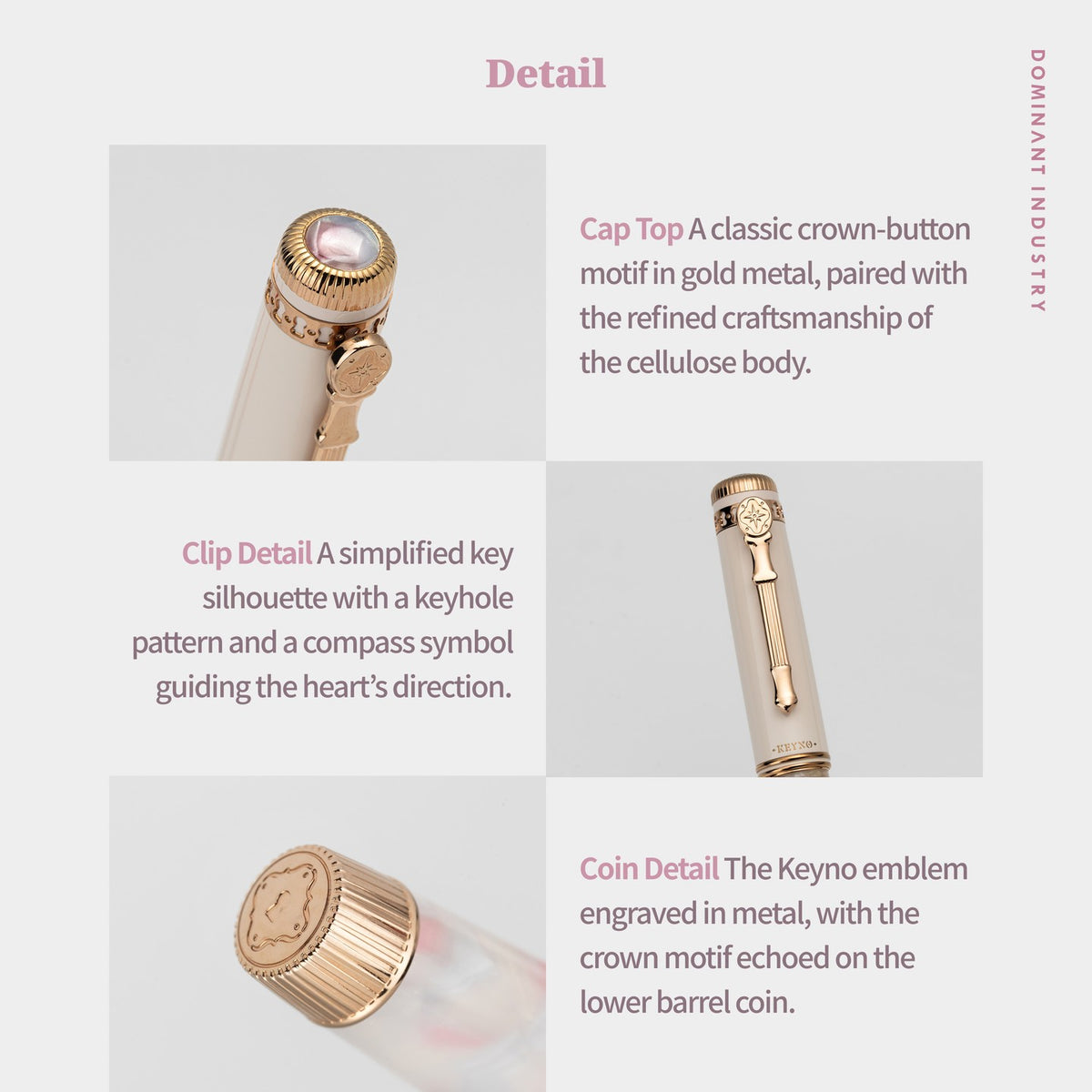 Dominant Industry Fountain Pen – Keyno. 014 Cherishment