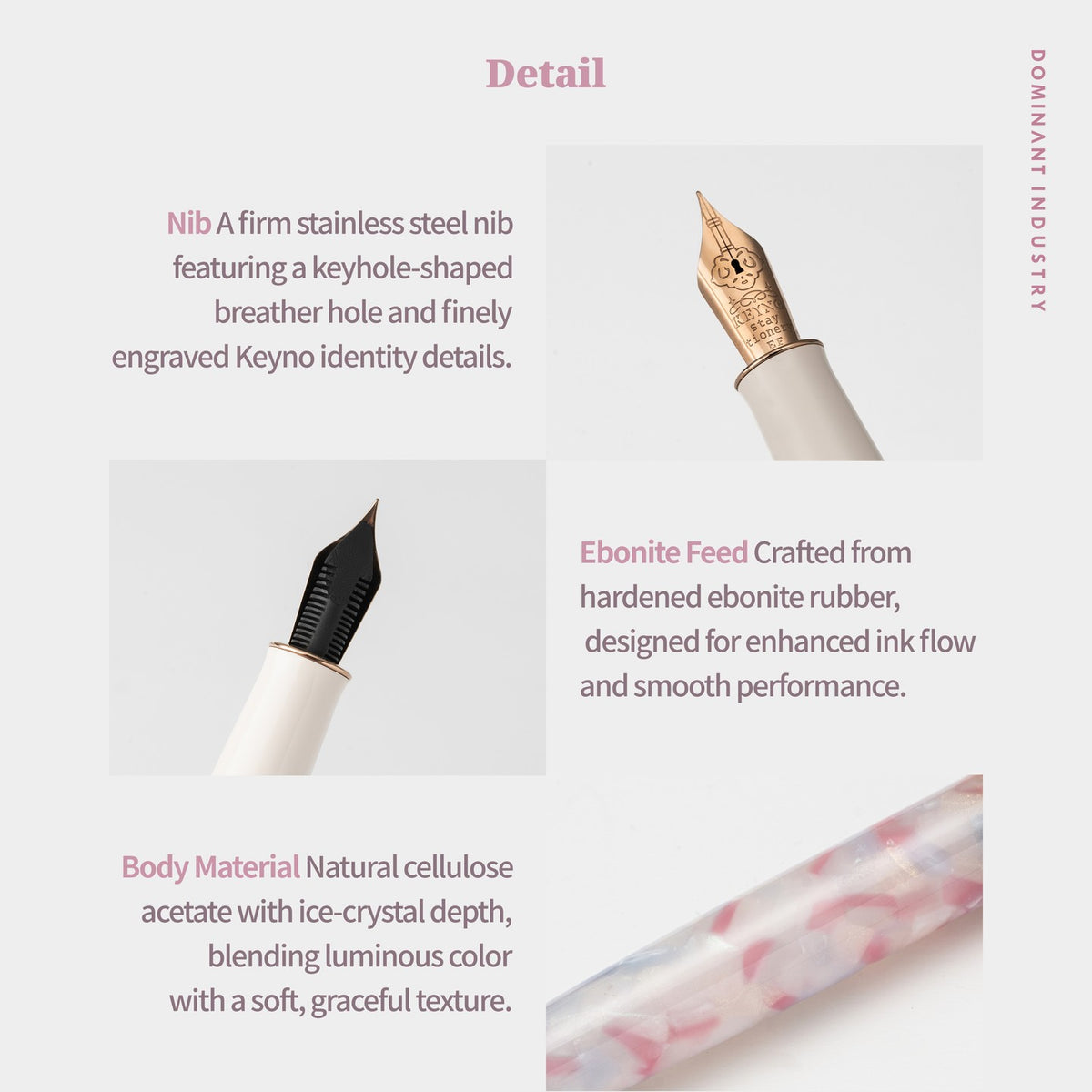 Dominant Industry Fountain Pen – Keyno. 014 Cherishment