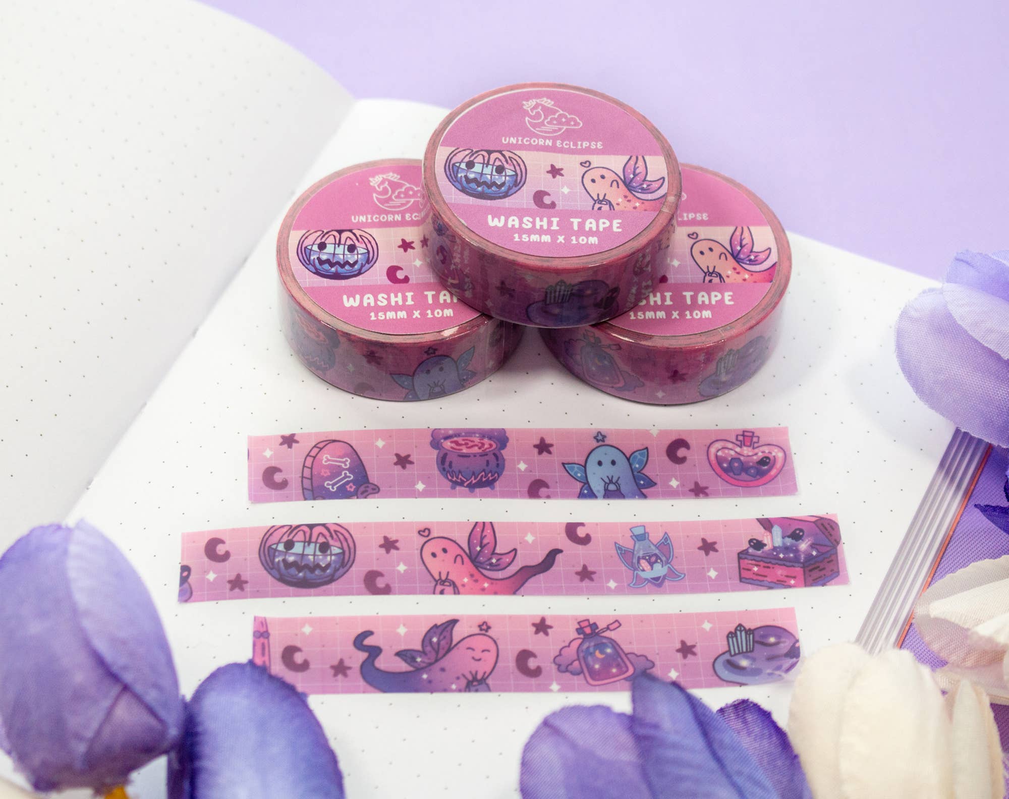 Spooky Washi Tape – Unicorn Eclipse