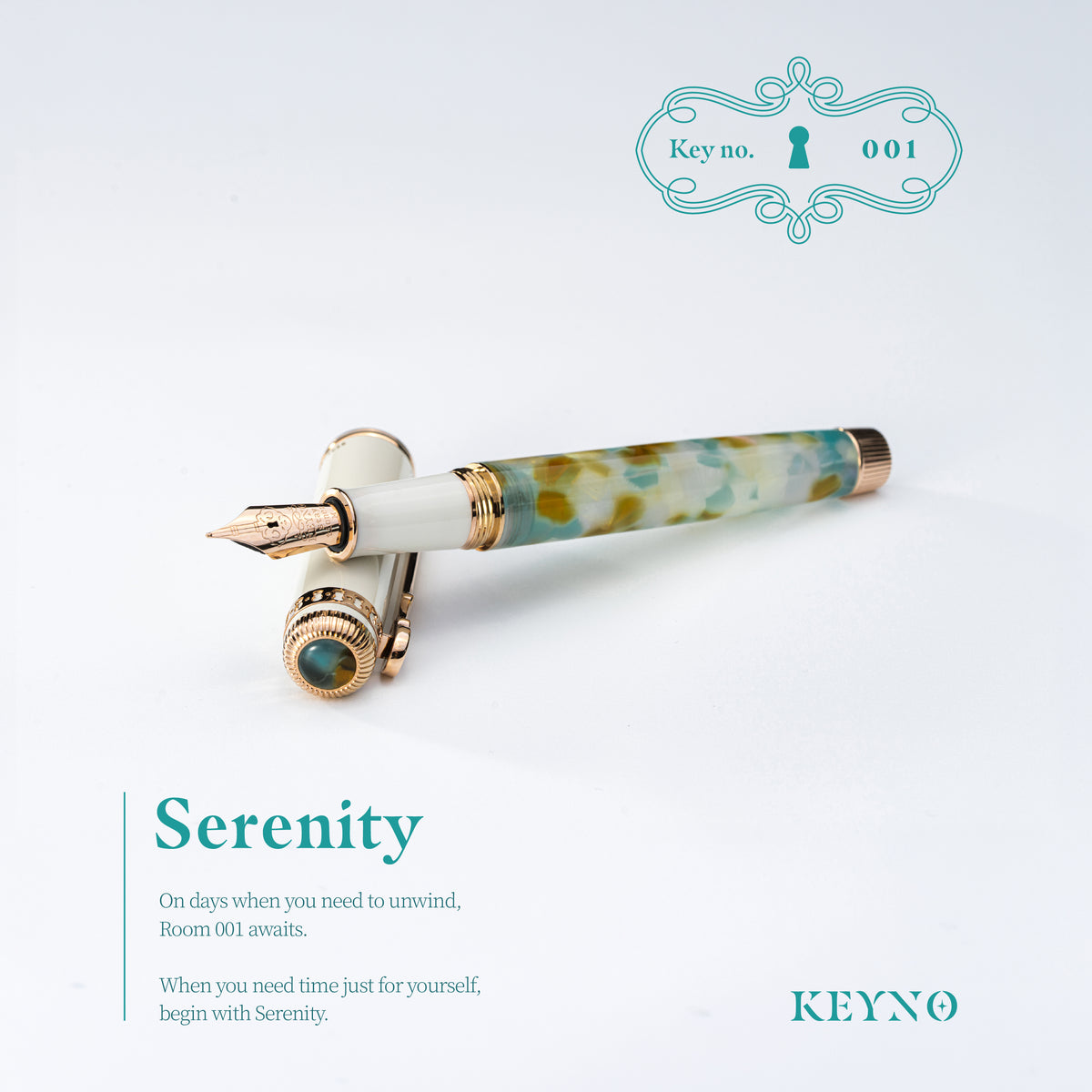 Dominant Industry Fountain Pen – Keyno. 001 Serenity