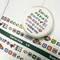 Social Media Washi Tape