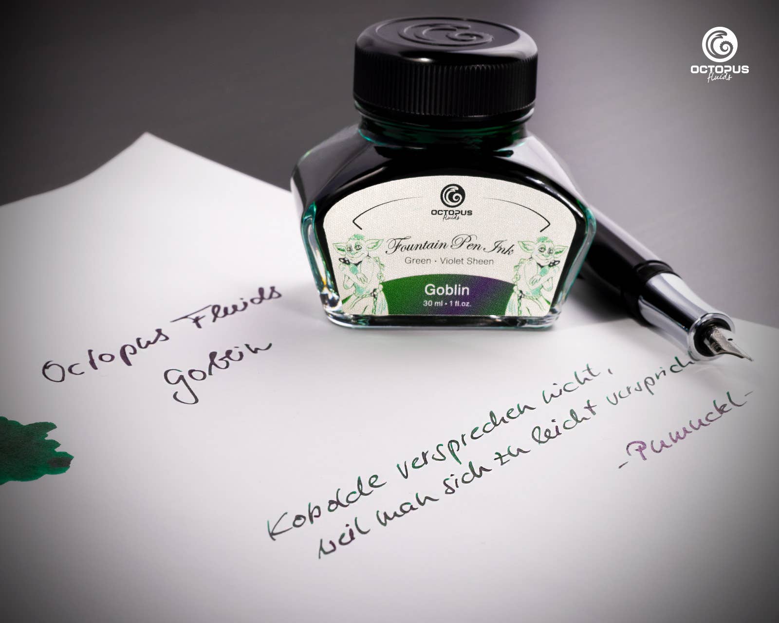 Sheen Fountain Pen Ink – Goblin Green