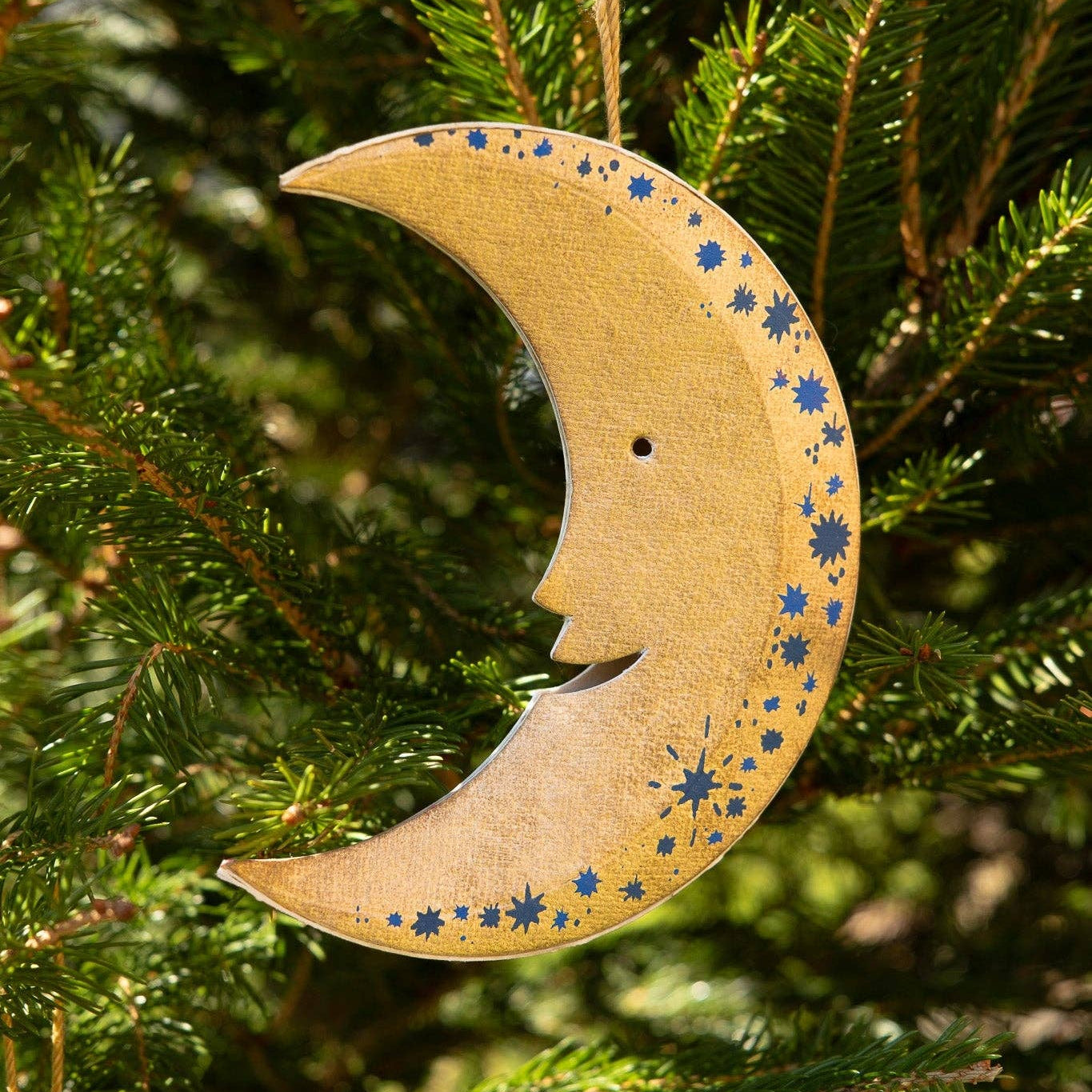 Shimmering Moon – Board Ornament (East End Press)