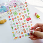 PekoPuff Clear Block Deco Sticker Sheet