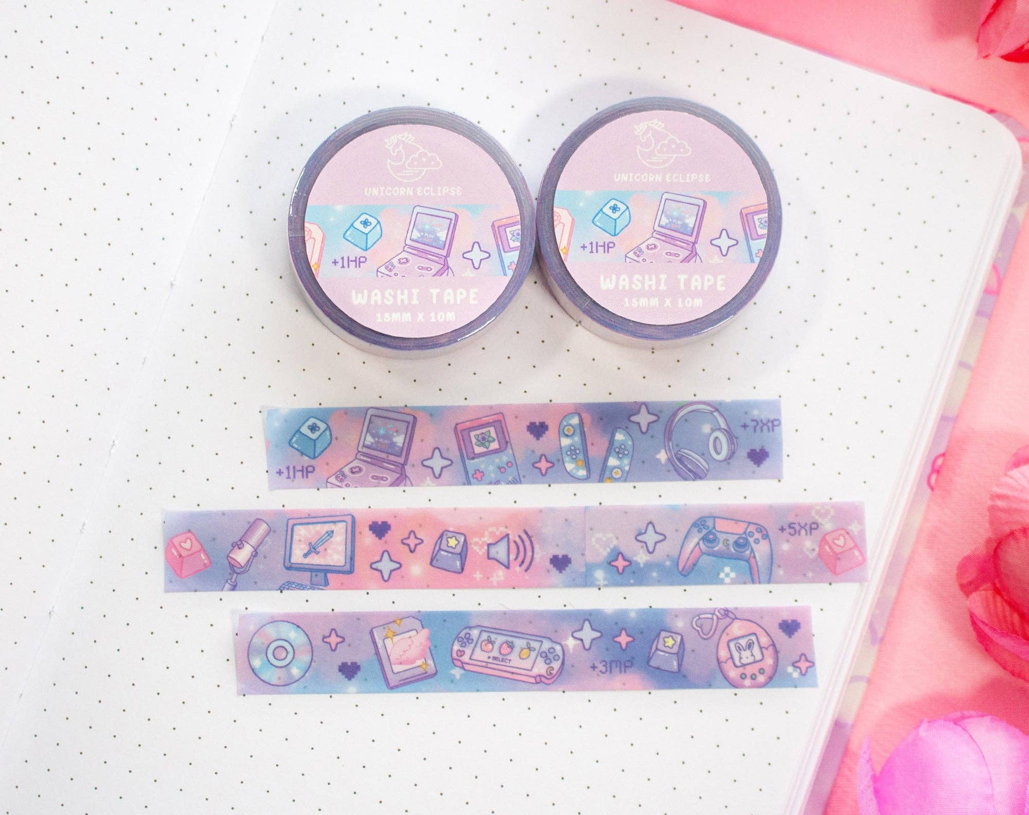 Game Time Washi Tape – Unicorn Eclipse