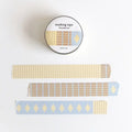 Yellow and Blue Washi Tape Pattern.02