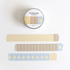 Yellow and Blue Washi Tape Pattern.02