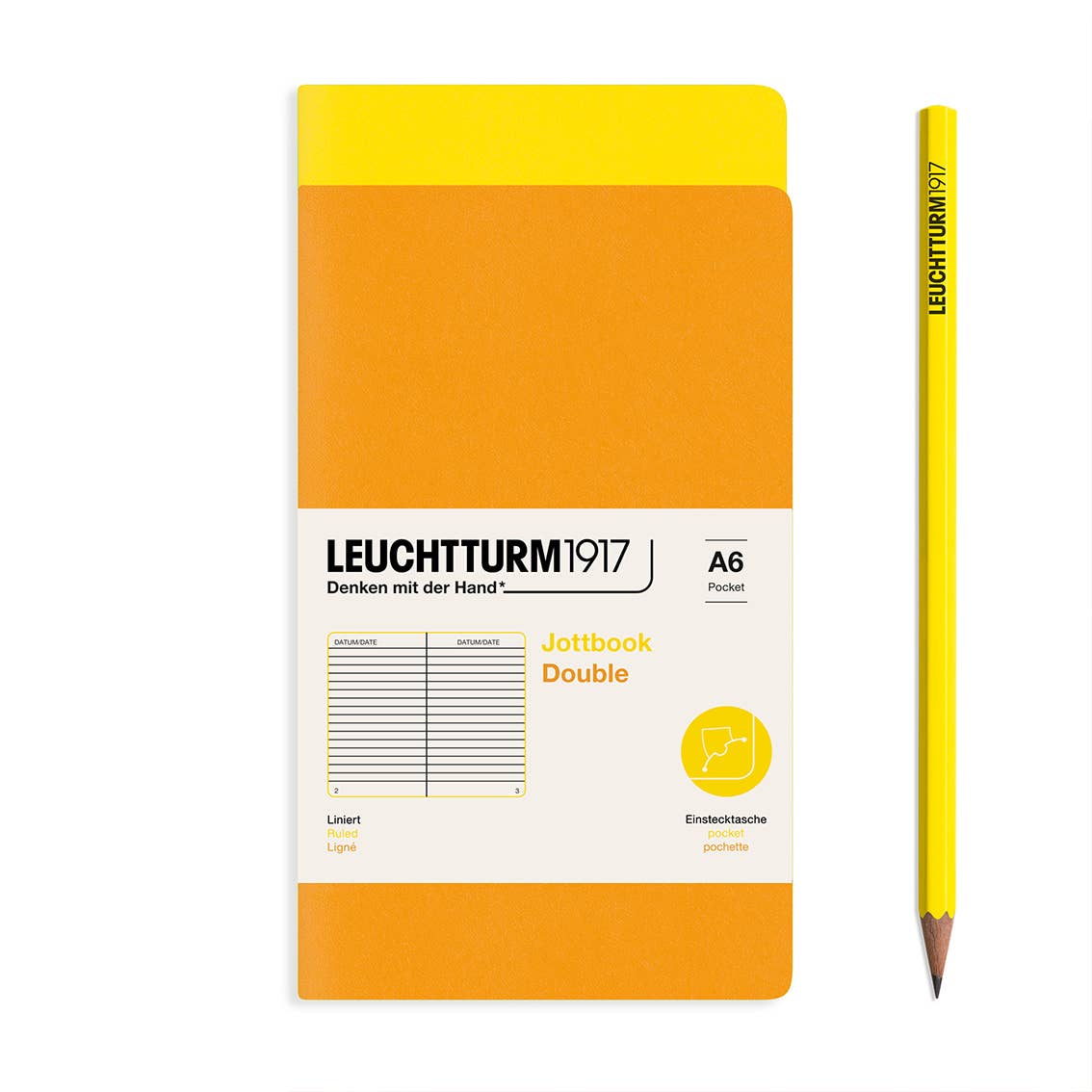 Leuchtturm1917 Jottbook - Lightweight Notebook Alternatives – Packs of 2