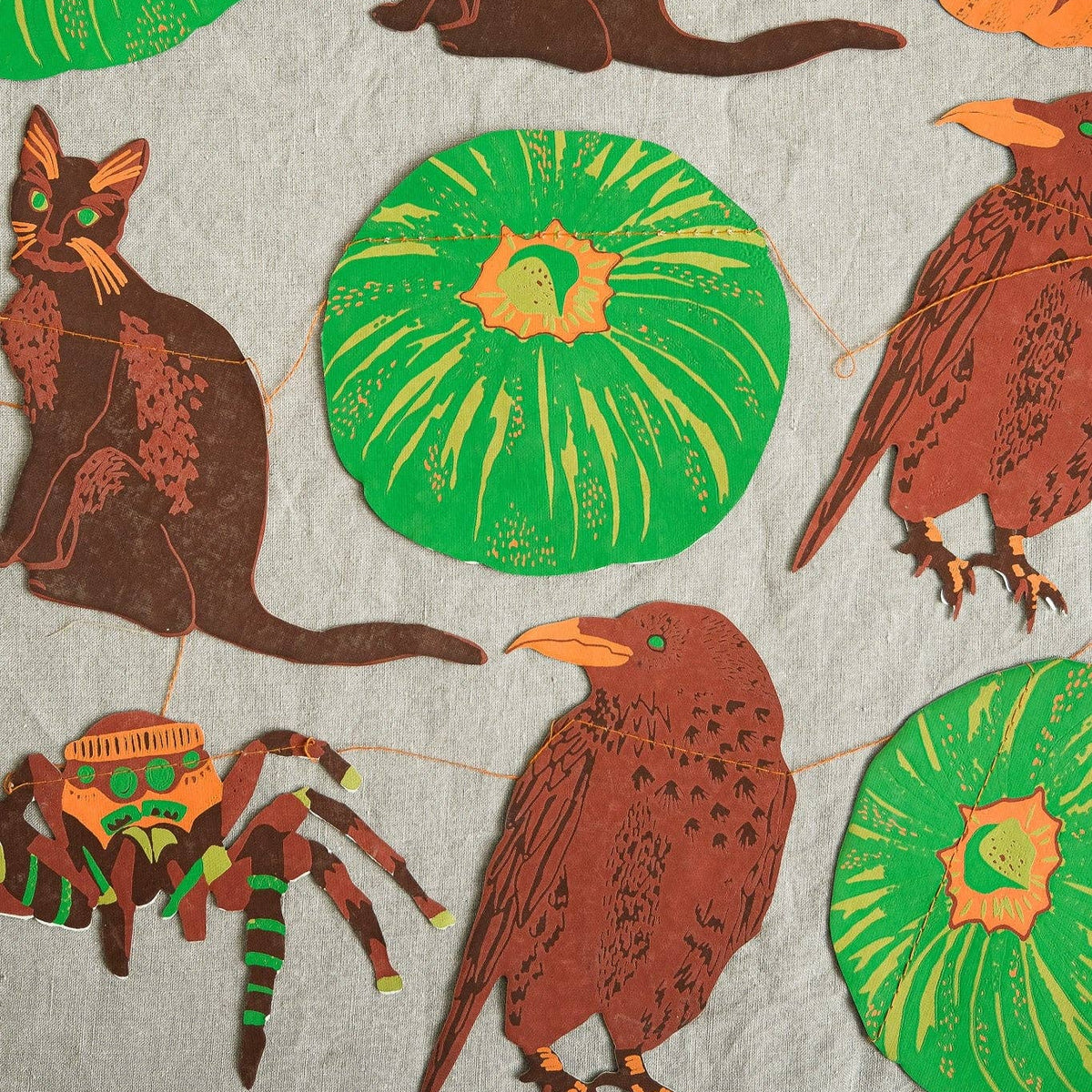 Pumpkin – Sewn Garland (East End Press)