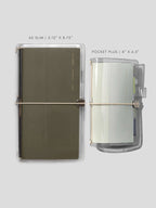 Clear Vinyl Travel Notebook Cover | Pocket Plus